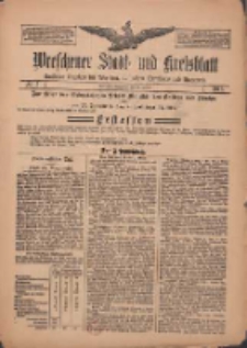 Wreschener Stadt und Kreisblatt: amtlicher Anzeiger für Wreschen, Miloslaw, Strzalkowo und Umgegend 1912.01.16 Nr7