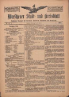 Wreschener Stadt und Kreisblatt: amtlicher Anzeiger für Wreschen, Miloslaw, Strzalkowo und Umgegend 1912.01.25 Nr11