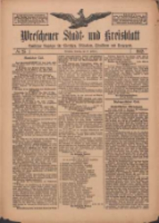 Wreschener Stadt und Kreisblatt: amtlicher Anzeiger für Wreschen, Miloslaw, Strzalkowo und Umgegend 1912.02.27 Nr25