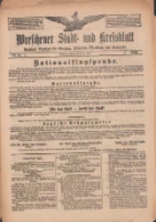 Wreschener Stadt und Kreisblatt: amtlicher Anzeiger für Wreschen, Miloslaw, Strzalkowo und Umgegend 1912.04.27 Nr51
