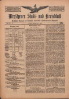 Wreschener Stadt und Kreisblatt: amtlicher Anzeiger für Wreschen, Miloslaw, Strzalkowo und Umgegend 1912.06.25 Nr75