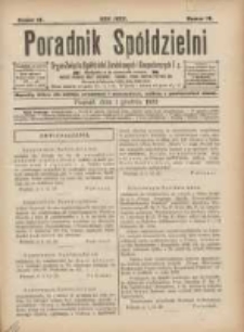 Poradnik Spółdzielni: organ Związku Spółdzielni Zarobkowych i Gospodarczych 1922.12.01 R.29 Nr12