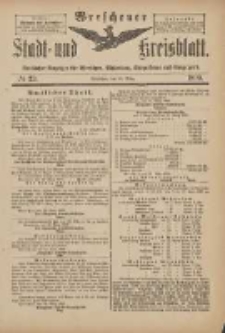 Wreschener Stadt und Kreisblatt: amtlicher Anzeiger für Wreschen, Miloslaw, Strzalkowo und Umgegend 1899.03.22 Nr23
