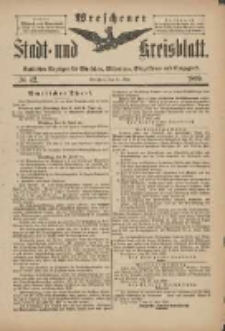 Wreschener Stadt und Kreisblatt: amtlicher Anzeiger für Wreschen, Miloslaw, Strzalkowo und Umgegend 1899.05.24 Nr42