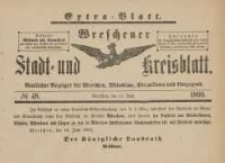 Wreschener Stadt und Kreisblatt: amtlicher Anzeiger für Wreschen, Miloslaw, Strzalkowo und Umgegend 1899.06.10 Nr48 Extra Blatt