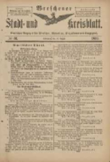 Wreschener Stadt und Kreisblatt: amtlicher Anzeiger für Wreschen, Miloslaw, Strzalkowo und Umgegend 1899.08.12 Nr66