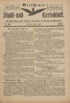 Wreschener Stadt und Kreisblatt: amtlicher Anzeiger für Wreschen, Miloslaw, Strzalkowo und Umgegend 1899.10.18 Nr86
