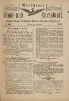 Wreschener Stadt und Kreisblatt: amtlicher Anzeiger für Wreschen, Miloslaw, Strzalkowo und Umgegend 1899.12.23 Nr105