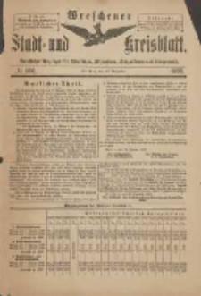 Wreschener Stadt und Kreisblatt: amtlicher Anzeiger für Wreschen, Miloslaw, Strzalkowo und Umgegend 1899.12.30 Nr106