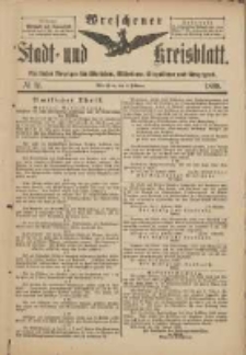 Wreschener Stadt und Kreisblatt: amtlicher Anzeiger für Wreschen, Miloslaw, Strzalkowo und Umgegend 1898.02.05 Nr11