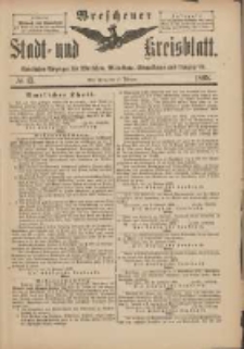 Wreschener Stadt und Kreisblatt: amtlicher Anzeiger für Wreschen, Miloslaw, Strzalkowo und Umgegend 1898.02.12 Nr13