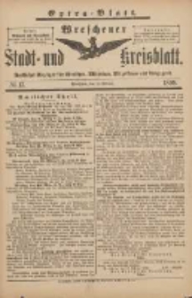 Wreschener Stadt und Kreisblatt: amtlicher Anzeiger für Wreschen, Miloslaw, Strzalkowo und Umgegend 1898.02.23 Nr17