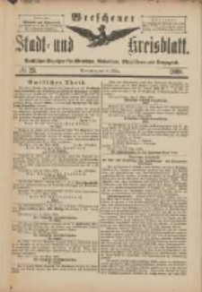 Wreschener Stadt und Kreisblatt: amtlicher Anzeiger für Wreschen, Miloslaw, Strzalkowo und Umgegend 1898.03.16 Nr23