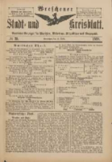 Wreschener Stadt und Kreisblatt: amtlicher Anzeiger für Wreschen, Miloslaw, Strzalkowo und Umgegend 1898.04.23 Nr35