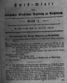 Amts-Blatt der Königlichen Preussischen Regierung zu Reichenbach. 1818.01.16 Stück 3