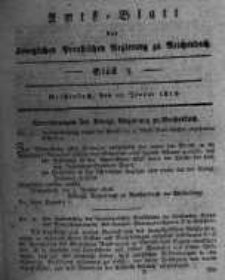 Amts-Blatt der Königlichen Preussischen Regierung zu Reichenbach. 1818.01.16 Stück 3