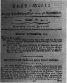 Amts-Blatt der Königlichen Preussischen Regierung zu Reichenbach. 1818.06.26 Stück 26