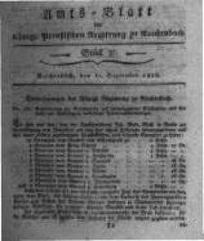 Amts-Blatt der Königlichen Preussischen Regierung zu Reichenbach. 1818.09.11 Stück 37