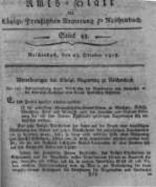 Amts-Blatt der Königlichen Preussischen Regierung zu Reichenbach. 1818.10.23 Stück 43