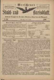 Wreschener Stadt und Kreisblatt: amtlicher Anzeiger f&uuml;r Wreschen, Miloslaw, Strzalkowo und Umgegend 1897.07.24 Nr61