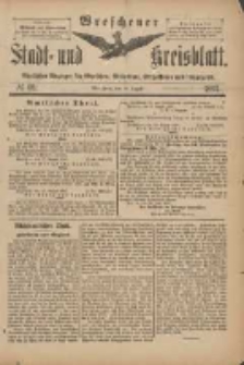 Wreschener Stadt und Kreisblatt: amtlicher Anzeiger für Wreschen, Miloslaw, Strzalkowo und Umgegend 1897.08.18 Nr69