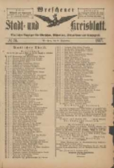Wreschener Stadt und Kreisblatt: amtlicher Anzeiger für Wreschen, Miloslaw, Strzalkowo und Umgegend 1897.09.11 Nr76
