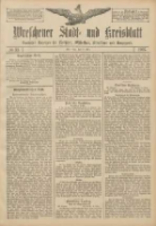 Wreschener Stadt und Kreisblatt: amtlicher Anzeiger f&uuml;r Wreschen, Miloslaw, Strzalkowo und Umgegend 1907.03.14 Nr33