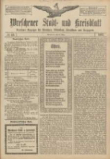 Wreschener Stadt und Kreisblatt: amtlicher Anzeiger f&uuml;r Wreschen, Miloslaw, Strzalkowo und Umgegend 1907.03.30 Nr40