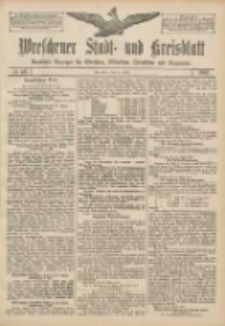 Wreschener Stadt und Kreisblatt: amtlicher Anzeiger f&uuml;r Wreschen, Miloslaw, Strzalkowo und Umgegend 1907.04.16 Nr46
