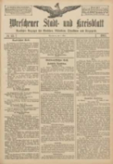 Wreschener Stadt und Kreisblatt: amtlicher Anzeiger f&uuml;r Wreschen, Miloslaw, Strzalkowo und Umgegend 1907.05.02 Nr53