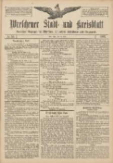 Wreschener Stadt und Kreisblatt: amtlicher Anzeiger f&uuml;r Wreschen, Miloslaw, Strzalkowo und Umgegend 1907.05.14 Nr58