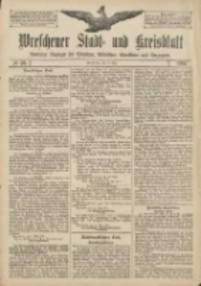 Wreschener Stadt und Kreisblatt: amtlicher Anzeiger f&uuml;r Wreschen, Miloslaw, Strzalkowo und Umgegend 1907.05.16 Nr59