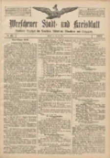 Wreschener Stadt und Kreisblatt: amtlicher Anzeiger f&uuml;r Wreschen, Miloslaw, Strzalkowo und Umgegend 1907.05.23 Nr61