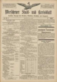 Wreschener Stadt und Kreisblatt: amtlicher Anzeiger f&uuml;r Wreschen, Miloslaw, Strzalkowo und Umgegend 1907.06.27 Nr76