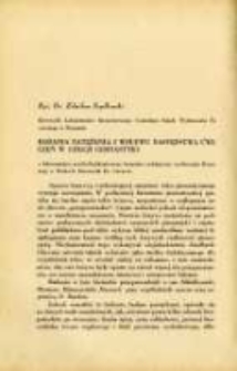 Badania natężenia i wpływu następstwa ćwiczeń w lekcji gimnastyki