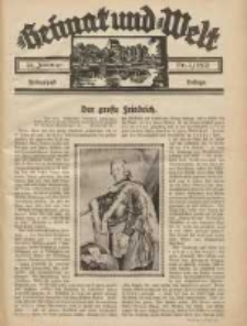 Heimat und Welt: Heimatpost: Beilage 1932.01.30 Nr3