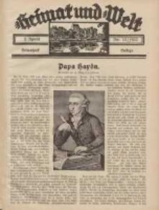 Heimat und Welt: Heimatpost: Beilage 1932.04.02 Nr12