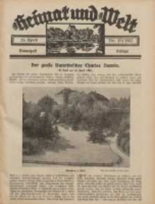 Heimat und Welt: Heimatpost: Beilage 1932.04.23 Nr15