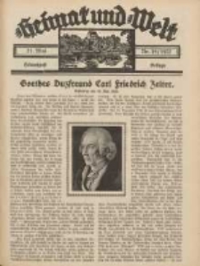 Heimat und Welt: Heimatpost: Beilage 1932.05.21 Nr19