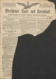 Wreschener Stadt und Kreisblatt: amtlicher Anzeiger f&uuml;r Wreschen, Miloslaw, Strzalkowo und Umgegend 1907.01.10 Nr5