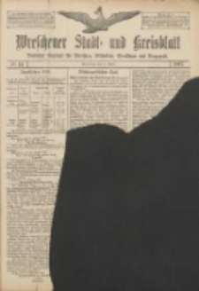 Wreschener Stadt und Kreisblatt: amtlicher Anzeiger f&uuml;r Wreschen, Miloslaw, Strzalkowo und Umgegend 1907.01.31 Nr14