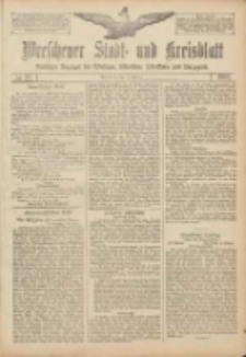 Wreschener Stadt und Kreisblatt: amtlicher Anzeiger f&uuml;r Wreschen, Miloslaw, Strzalkowo und Umgegend 1907.02.16 Nr22