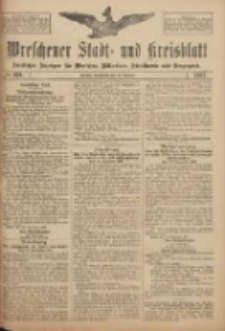 Wreschener Stadt und Kreisblatt: amtlicher Anzeiger für Wreschen, Miloslaw, Strzalkowo und Umgegend 1917.12.22 Nr161
