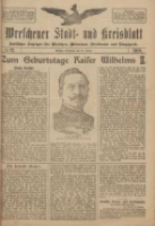 Wreschener Stadt und Kreisblatt: amtlicher Anzeiger für Wreschen, Miloslaw, Strzalkowo und Umgegend 1918.01.26 Nr12