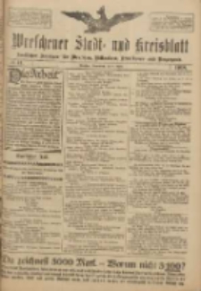 Wreschener Stadt und Kreisblatt: amtlicher Anzeiger für Wreschen, Miloslaw, Strzalkowo und Umgegend 1918.04.06 Nr41