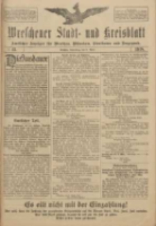 Wreschener Stadt und Kreisblatt: amtlicher Anzeiger für Wreschen, Miloslaw, Strzalkowo und Umgegend 1918.04.11 Nr43