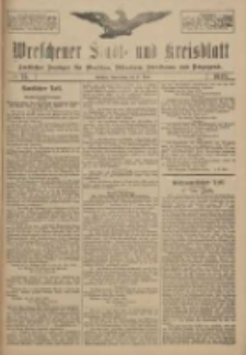 Wreschener Stadt und Kreisblatt: amtlicher Anzeiger für Wreschen, Miloslaw, Strzalkowo und Umgegend 1918.06.27 Nr75