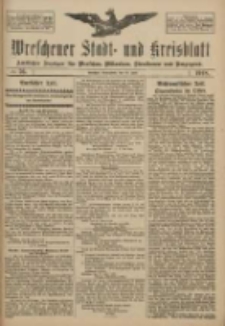 Wreschener Stadt und Kreisblatt: amtlicher Anzeiger für Wreschen, Miloslaw, Strzalkowo und Umgegend 1918.06.29 Nr76