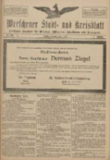Wreschener Stadt und Kreisblatt: amtlicher Anzeiger für Wreschen, Miloslaw, Strzalkowo und Umgegend 1918.07.04 Nr78