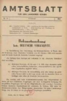 Amtsblatt für den Landkreis Konin 1940.02.06 Nr13